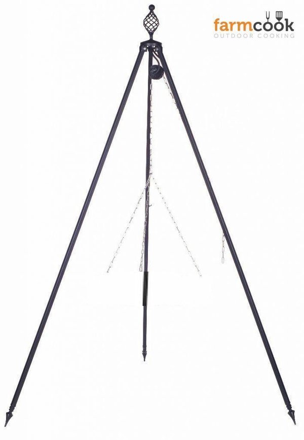 Dreibein Oskar Stahl beschichtet 210 cm